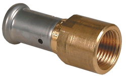 Муфта ВР, HENCO(ХЕНКО) латунь пресс, 16x1/2"