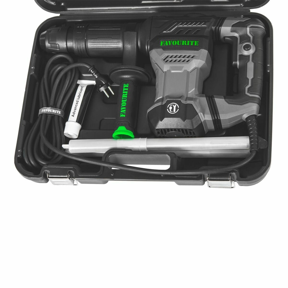 Отбойный молоток электрический FAVOURITE FSH 1500M PROF ,15 Дж, 1500 Вт, 4100 уд/мин, SDS-max, 4 м