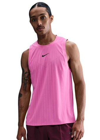 Мужская теннисная футболка Nike Court Dri-FIT Advantage Slam - playful pink