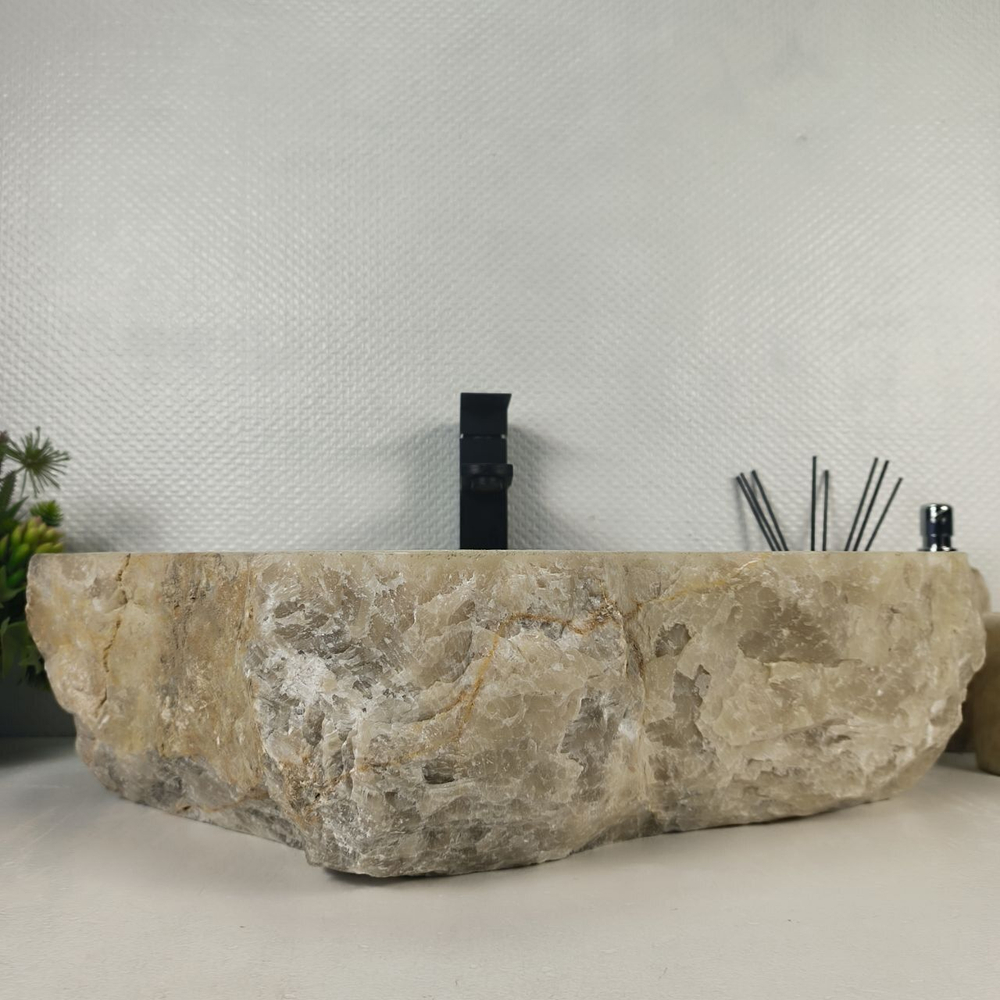 Каменная раковина из оникса Erozy Grey EO-04776 (63*40*16) 0158 из натурального камня