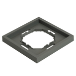 Рамка STEKKER, PFR00-5001-10 1-местная, серия Эмили, платиново-серый, soft touch 49962