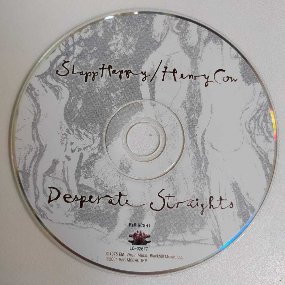 CD Slapp Happy / Henry Cow - Desperate Straights (Великобритания 2004г.)