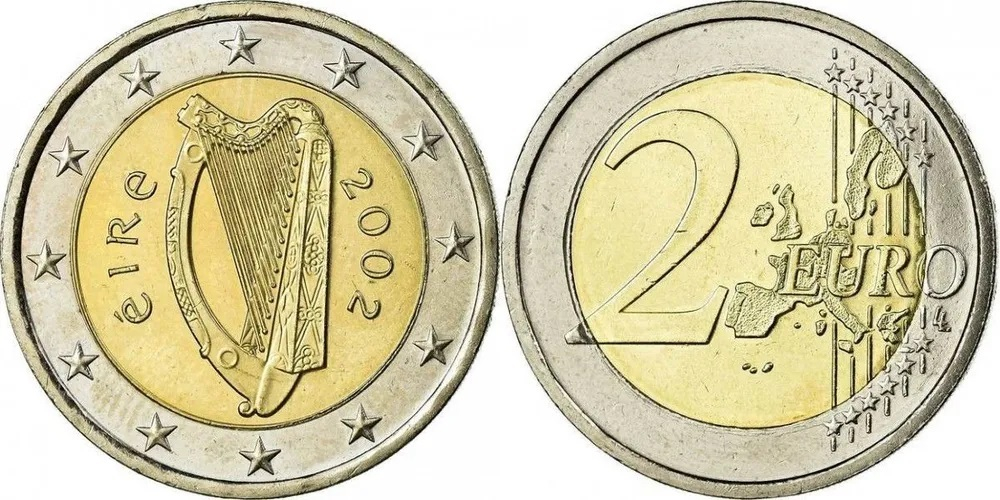 Ирландия 2 евро, 2002-2006 XF