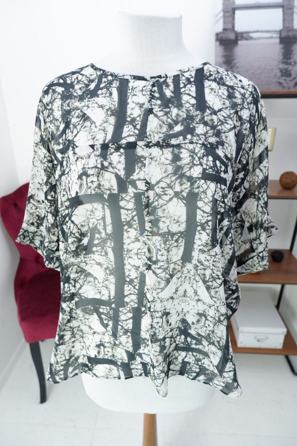 Футболка Topshop необычная 44 размер