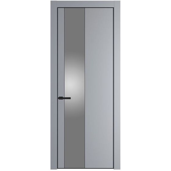 Profil Doors 19PA смоки профиль чёрный матовый стекло серебро матлак