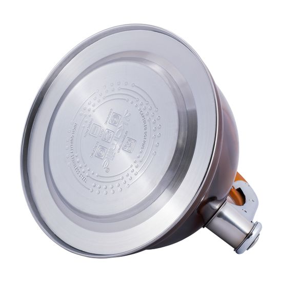 Чайник 3 л. из нержавеющей стали со свистком Kamille KM-0690N