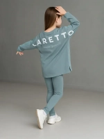 Спортивный костюм для девочки на весну с леггинсами