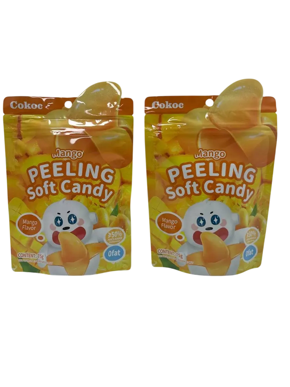 Жевательный мармелад 3D в форме манго ( 2уп по 75гр)