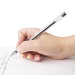 Ручки гелевые "ДЛЯ ЕГЭ" с грипом, ЧЕРНЫЕ, НАБОР 2 штуки, BRAUBERG, узел 0,7 мм, линия письма 0,4 мм, блистер, 142708