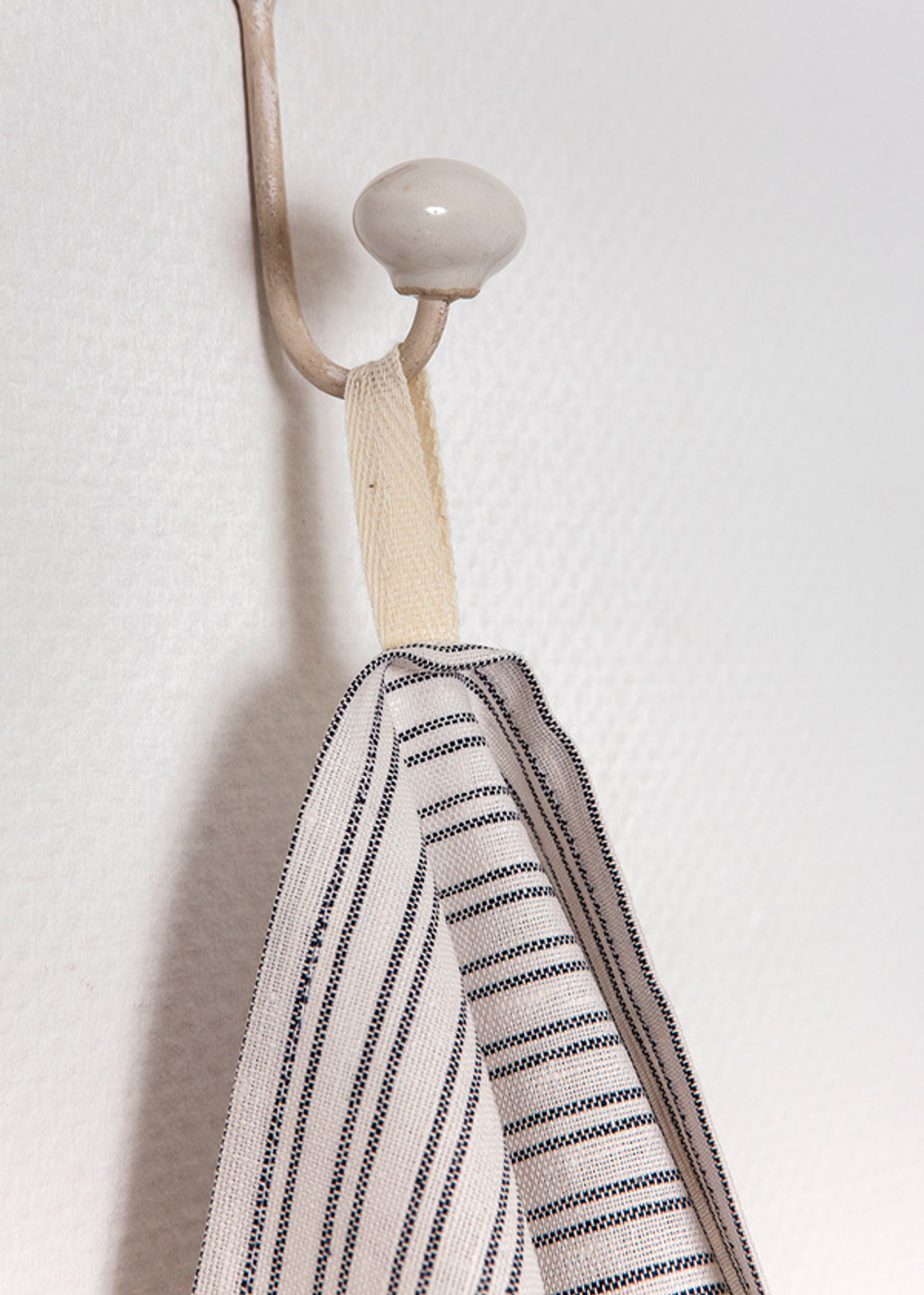 Набор полотенец 2шт Luxberry Cheff Assistant белый-серый-полоска фрагмент