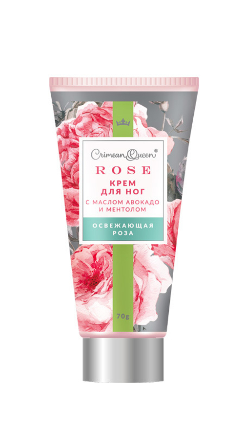 Крем для ног Освежающая роза, 70 г (2,94 б)