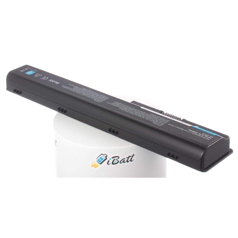 Аккумулятор iBatt 5200mAh для ноутбуков HP- Pavilion dv7-3050er, dv8-1010er, dv7-3129er (14,4В)