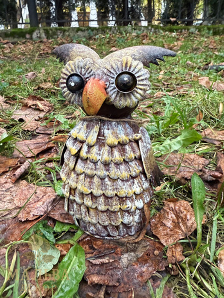 Декор "Сова" 10x11xH15,5 см