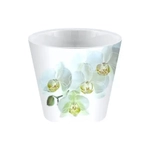 Горшок для цветов London Orchid Deco D 160 мм,6 л белая орхидея