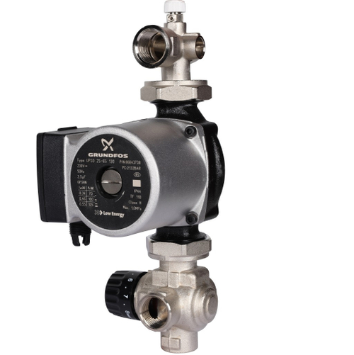 Узел насосно-смесительный Stout Grundfos UPSO 25-65 130 SDG-0120-002002 с термостатическим клапаном