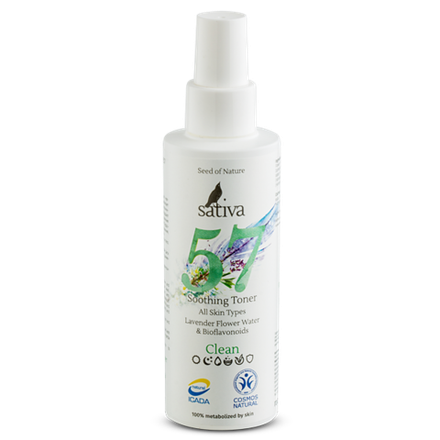 Тоник для лица Sativa №57 успокаивающий (150мл)