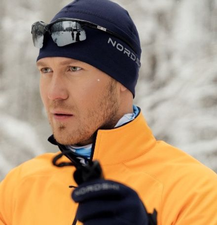 Шапка NORDSKI Warm темно-синяя мужская