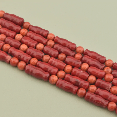 Нитка Коралл 44 см. 6 мм. (Без замка)