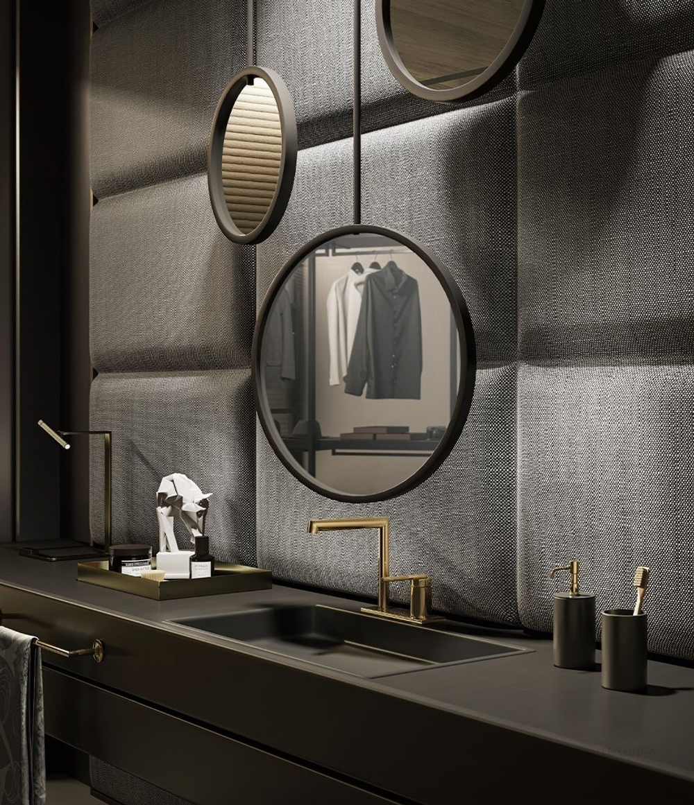 Полотенцедержатель Gessi Ingranaggio, настенный, L450 мм, цвет Brass PVD
