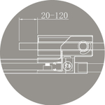Душевой уголок Cezares Silder 90х90 SLIDER-A-2-80/90-C-Cr профиль Хром стекло прозрачное
