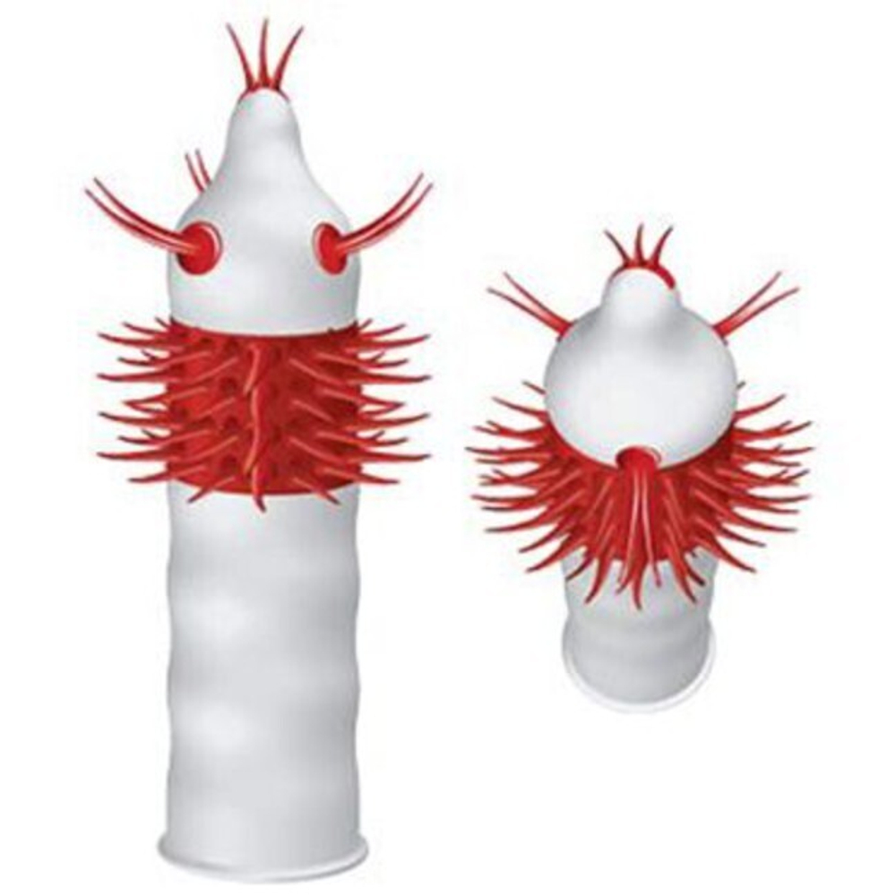 Презерватив Luxe (Люкс Конец Света , 1 шт) (Цвет: прозрачный с красным)