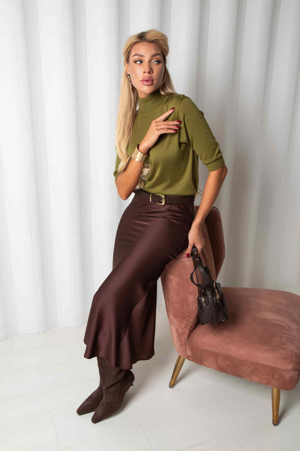 Юбка Калла (горький шоколад)