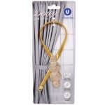 Подхват для штор на магните «Камея золото» 8см