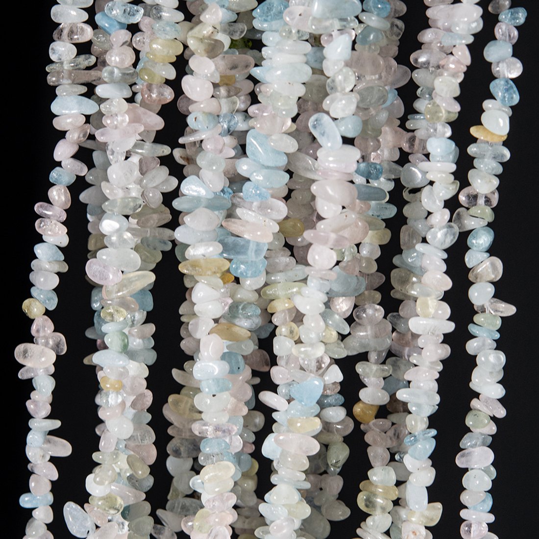 Берилл натуральный, фриформ, 4-10мм