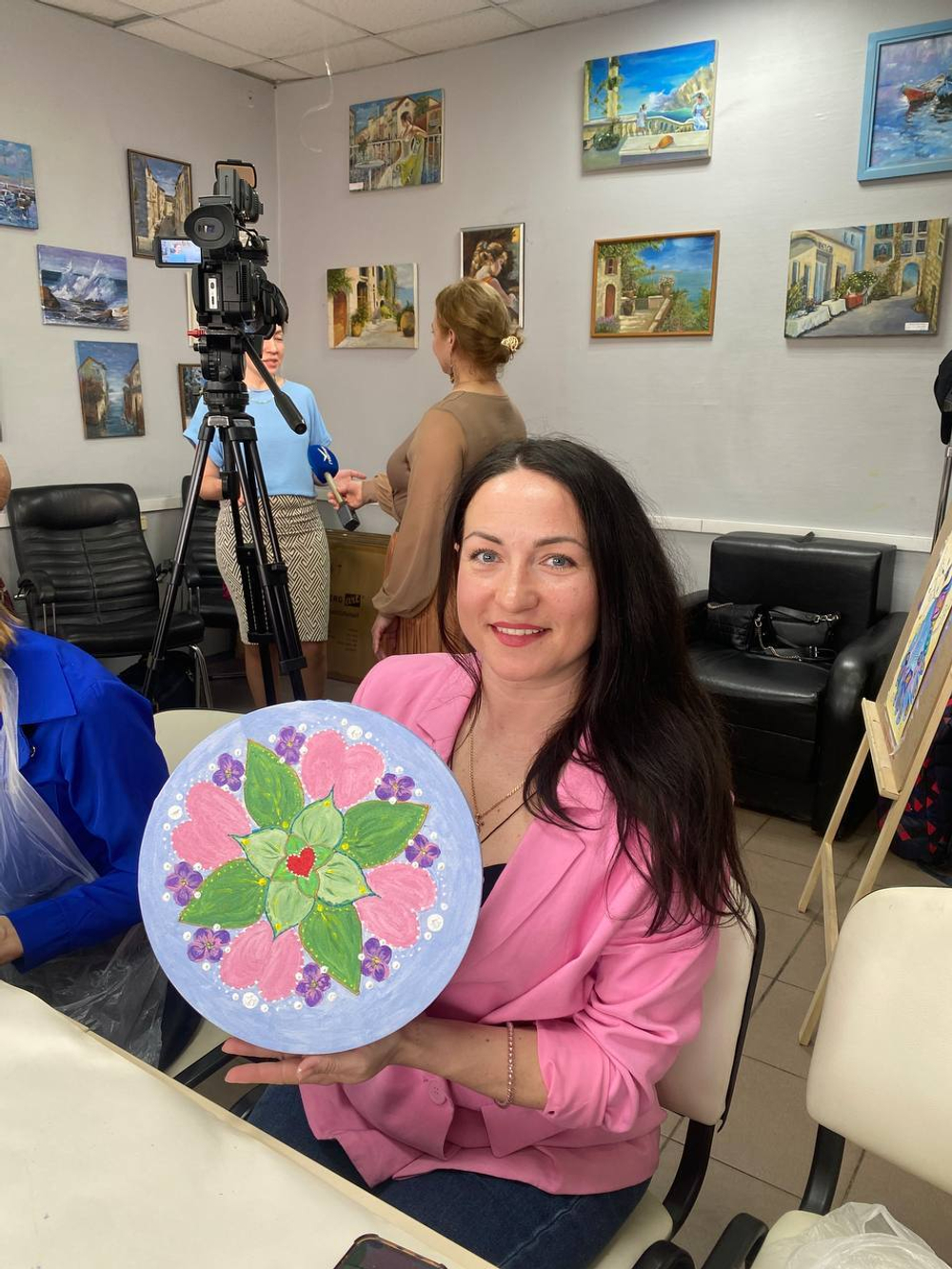 Мастер-класс "Мандала акрилом"