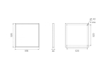Светильник LED Diora Office Flat 40/4300 opal 4300лм 40Вт 5000K IP40 595х595х40мм