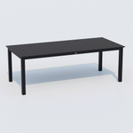 Обеденная группа Ideal Patio ДОЛЛА ФЕСТА каркас карбон, стол алюминий 220, ткань антрацит