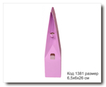 Коробка Код 1381 размер 6,5х6х26 см для диффузора сиреневая