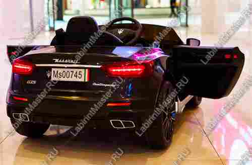 Детский электромобиль "Maserati" черный