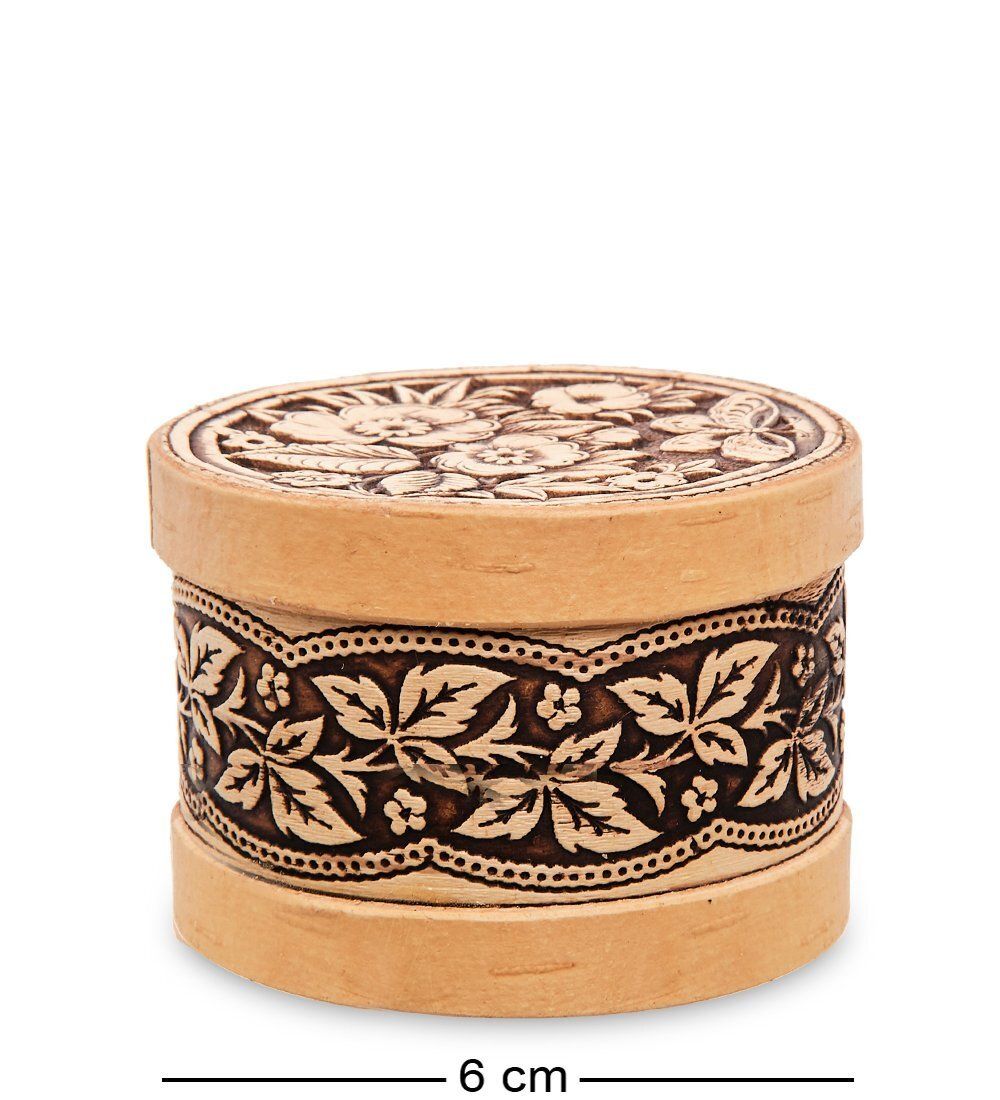 Народные промыслы BST-313/ 4 Шкатулка «Бабочка» (береста)