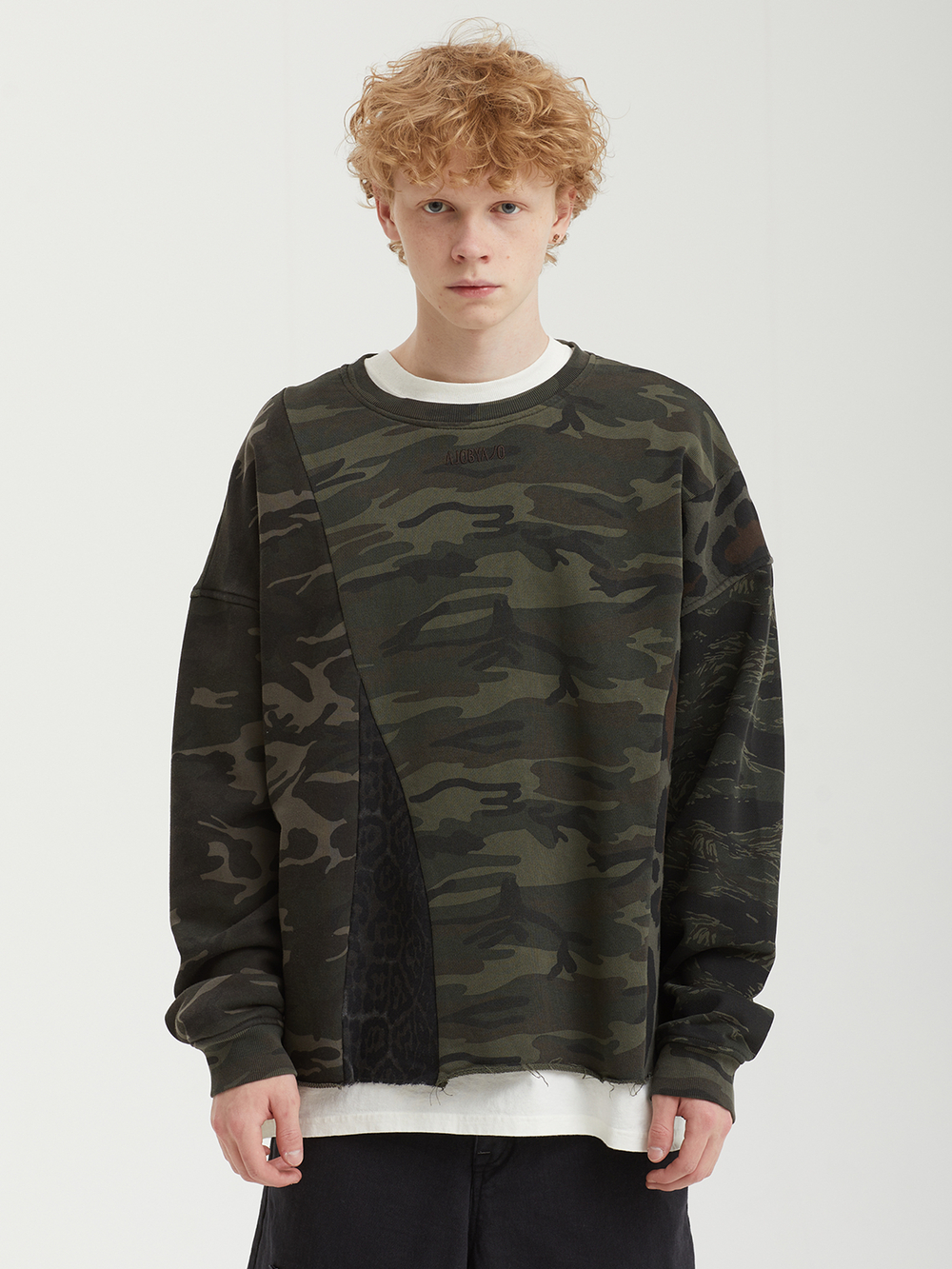 Мужская Толстовка Camouflage Leopard Mixed