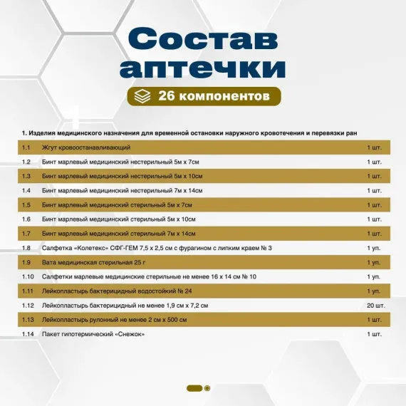 Укладка посиндромная ( на 10 синдромов) 
, арт. 1778