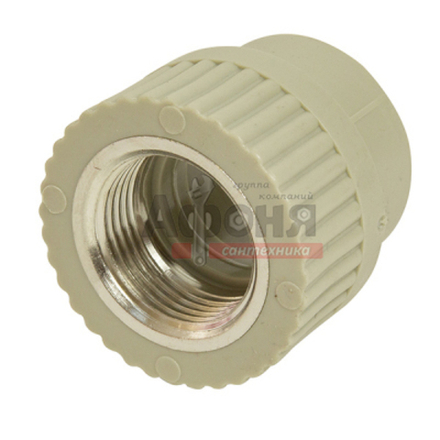 Муфта комб. вн 25х3/4'' VRT® СЕРЫЙ (Россия)