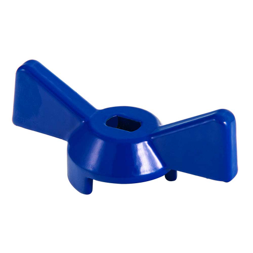 Ручка-бабочка усилен.д/крана 1/2х3/4 Синяя