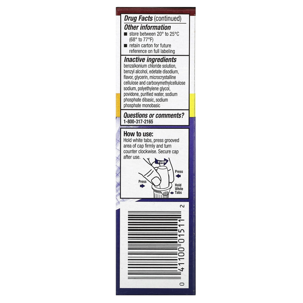 Afrin, No Drip, увлажняющий спрей для носа, 15 мл (1/2 жидк. унц.)