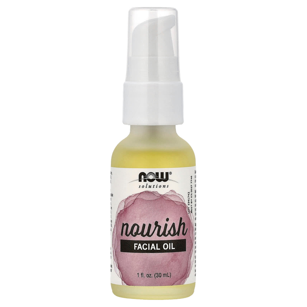 NOW Foods, Soultions, питательное масло для лица, 30 мл (1 жидк. унция)