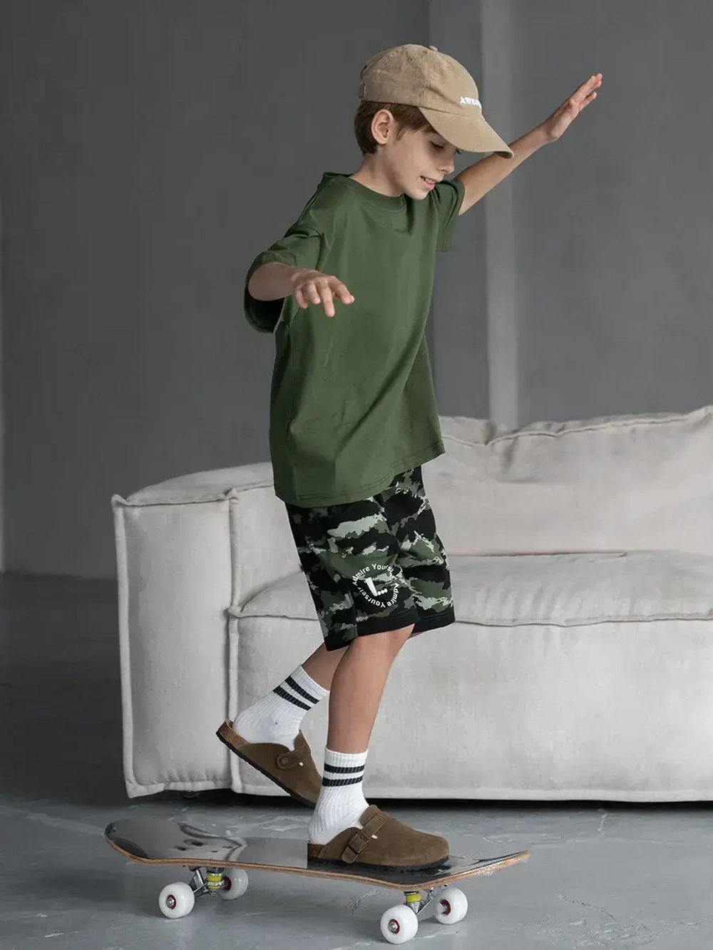 Костюм для мальчика, футболка и шорты