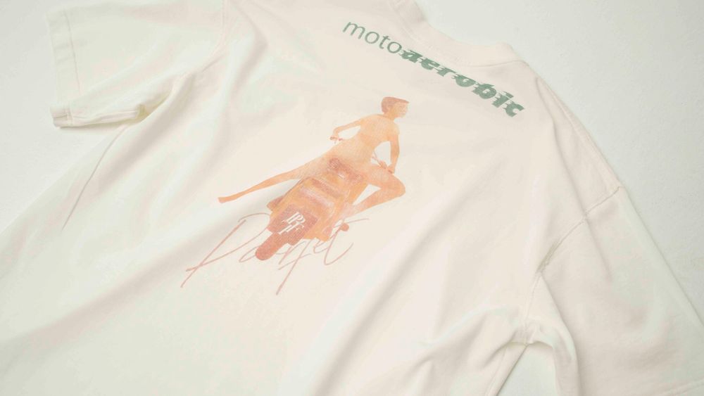 Футболка Parfet Motoaerobic молочная