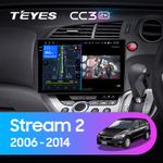 Teyes CC3 2K 10,2"для Honda Stream 2 2006-2014 (прав)