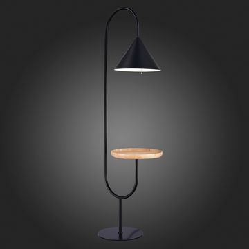 SL1802.405.01 Торшер ST-Luce Черный/Черный E27 1*60W AMIRO