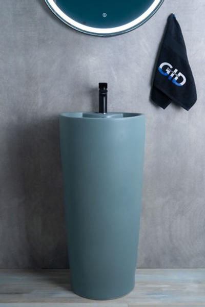 Раковина Gid Nb131gm (зеленая хаки) 81116 накладная зеленая хаки 40x40x84