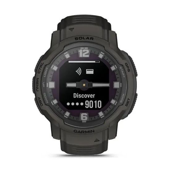 Умные часы Garmin Instinct Crossover Solar графитовый