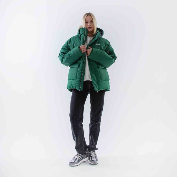 Куртка DD24 зеленая - фото 7