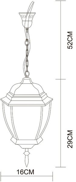 Уличный подвесной светильник Arte Lamp