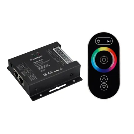 Контроллер VT-S17-4x6A (12-24V, ПДУ Овал, RF) (Arlight, IP20 Металл, 3 года) 023322