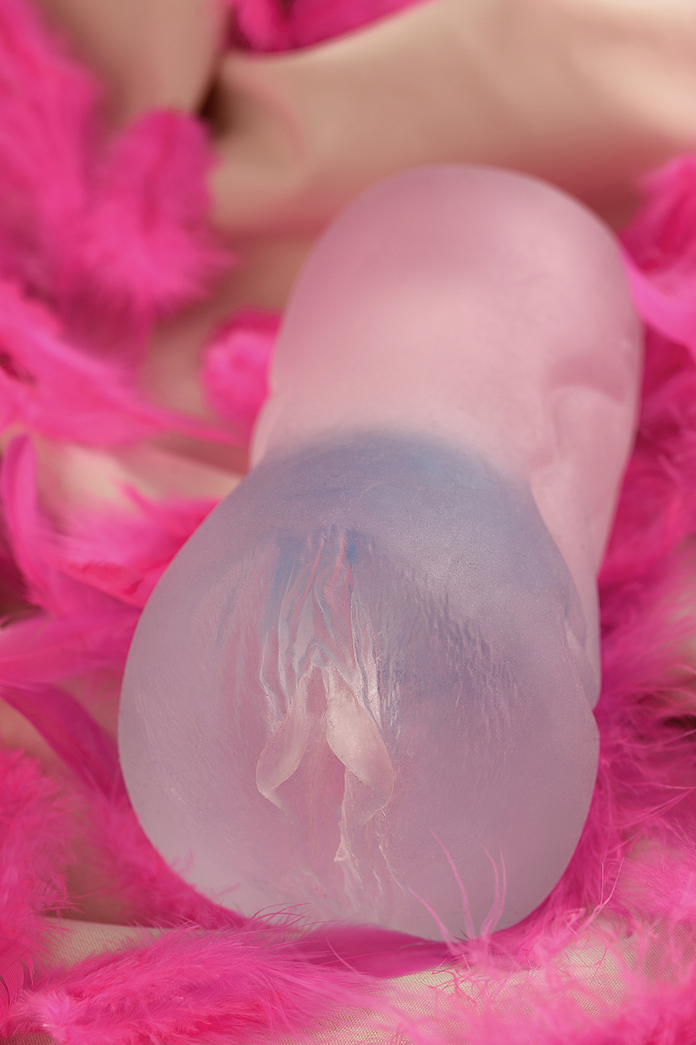 Мастурбатор реалистичный Juicy Pussy by TOYFA Subtle Crystal, TPE, 14,5 см
